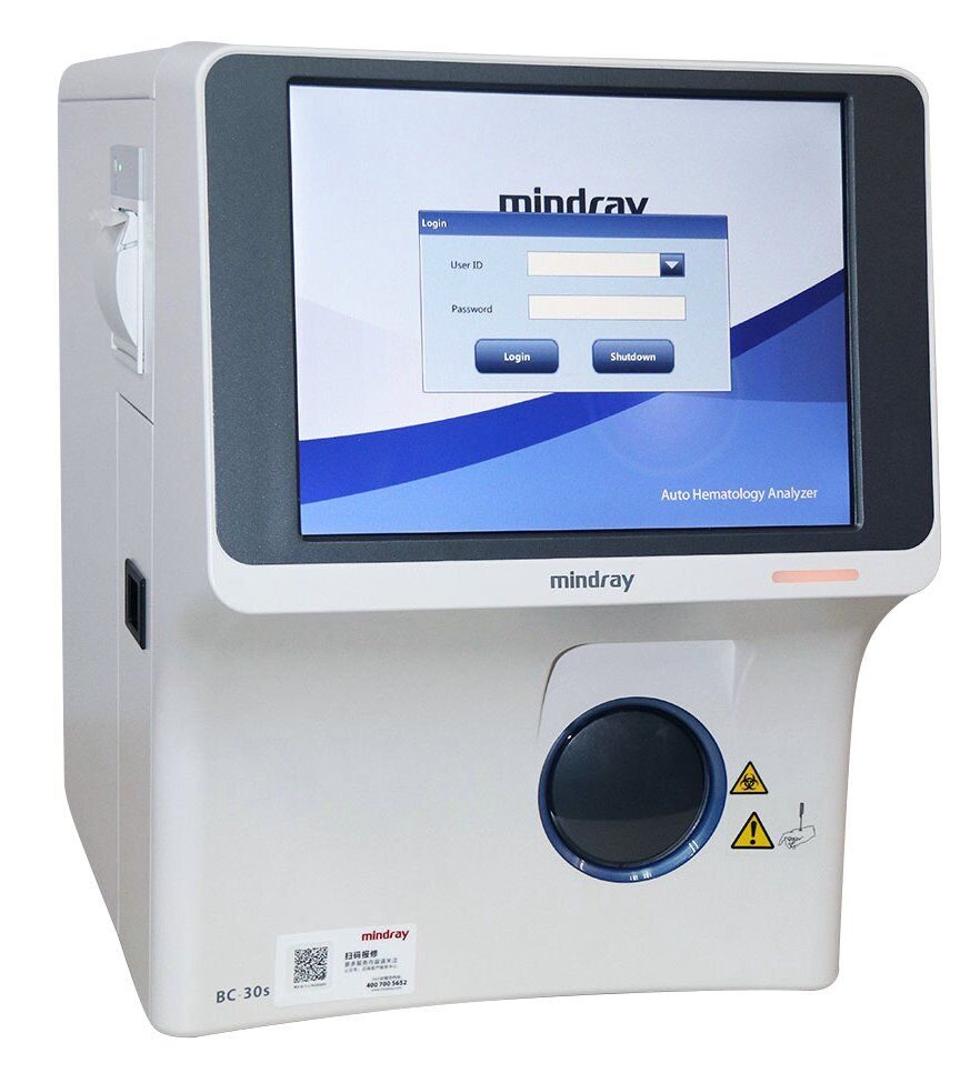 mindray-bc-30s-3-part-hematology-analyzer-for-human-veterinary-bc30-price-for-sale